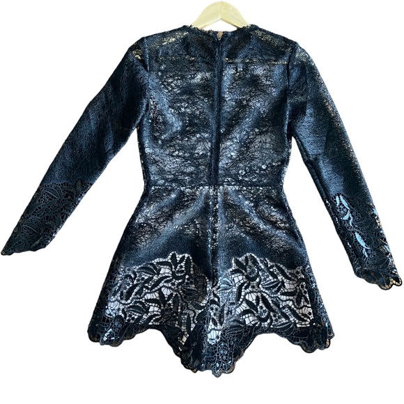 Alexis Izu Black Lace Romper - Picture 9 of 14
